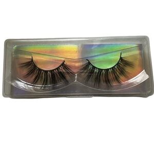 Black Voluminous 3D Faux Mink False Eyelashes